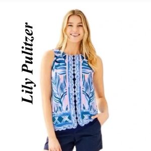 Lily Pulitzer lightweight blouse Size S
